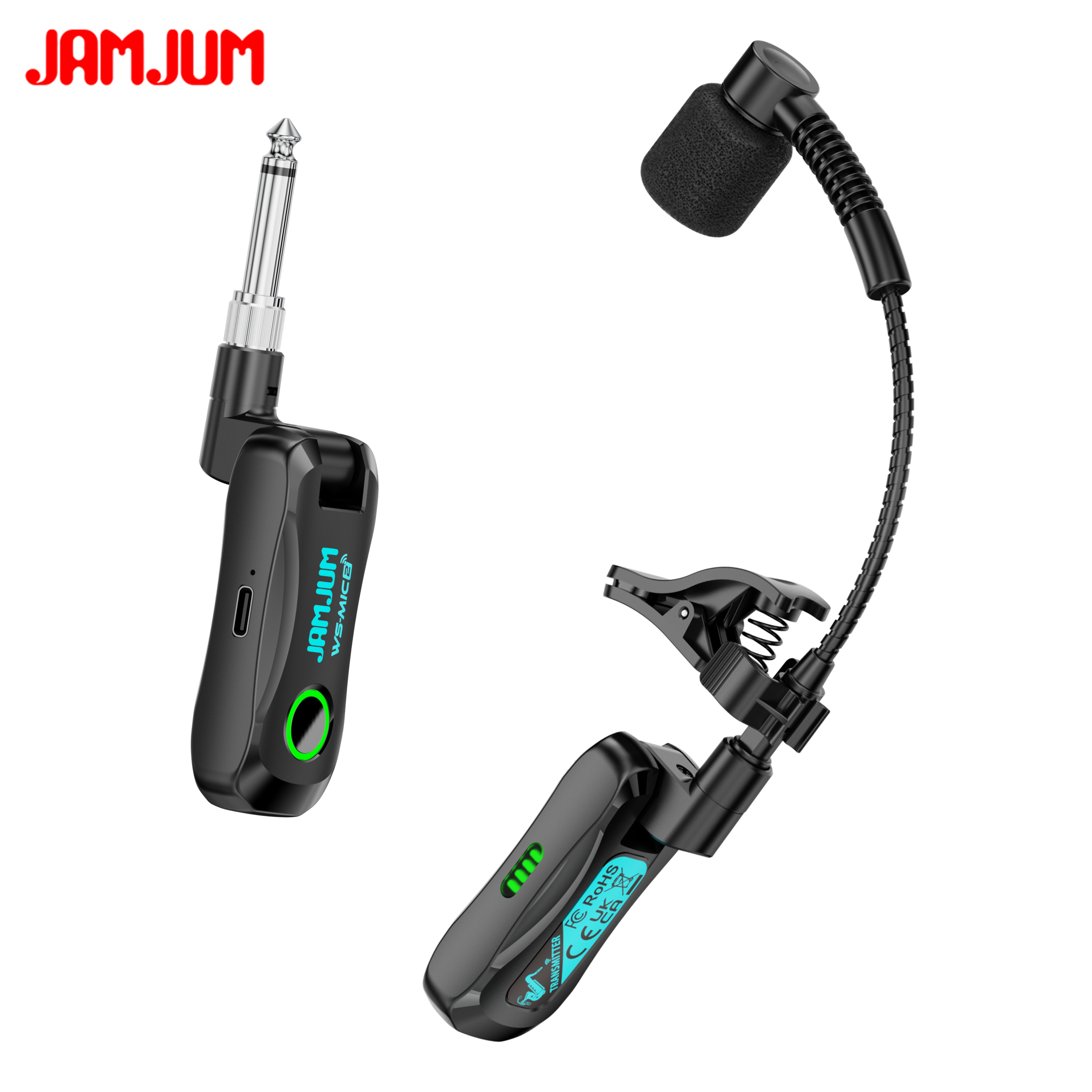 JAMJUM WS-MIC2 Wireless Saxoph – Tippet Line Bewertung und Preis