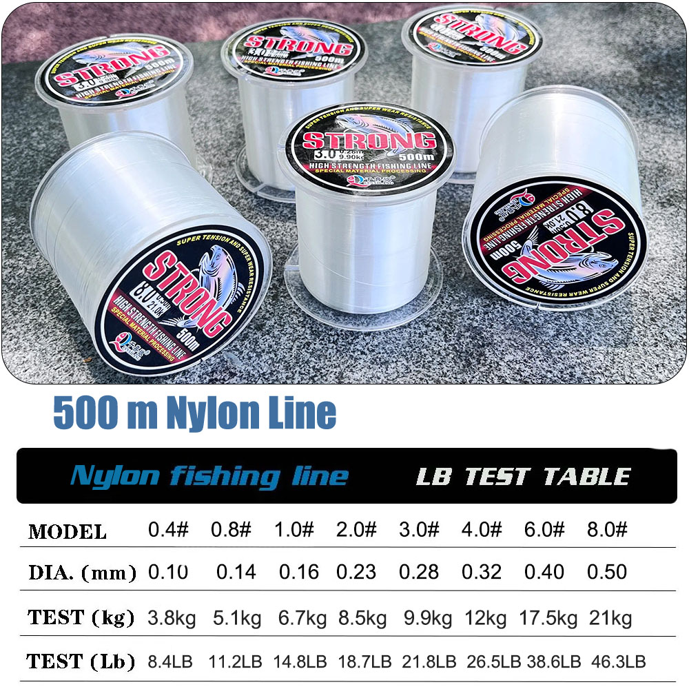 Limnoid 500m Nylon Fishing Lin – Fluorocarbon Line Bewertung und Preis