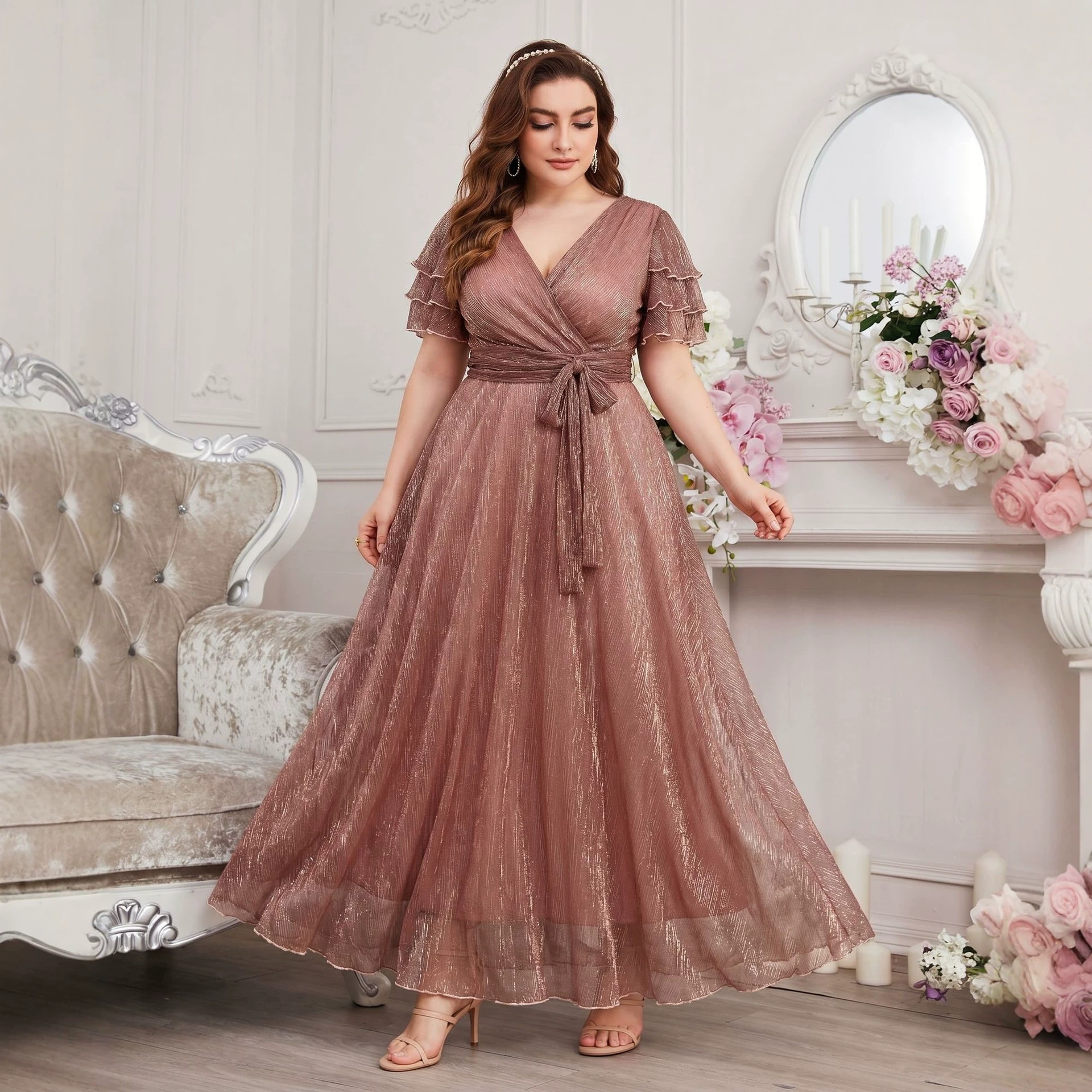 Luxury Curvy Blush Gold Glitte – Fly Line Bewertung und Preis