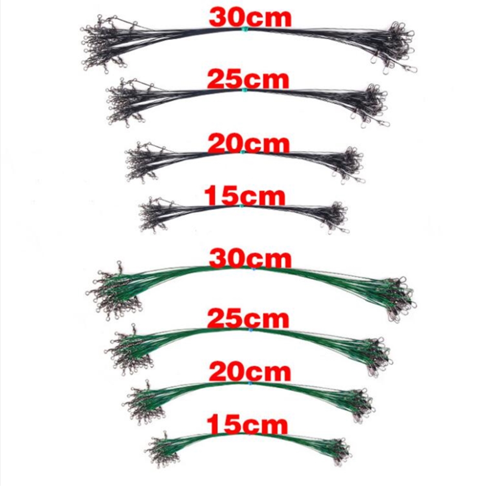 10pcs/lot Anti Bite Steel Fish – Leader Line Bewertung und Preis