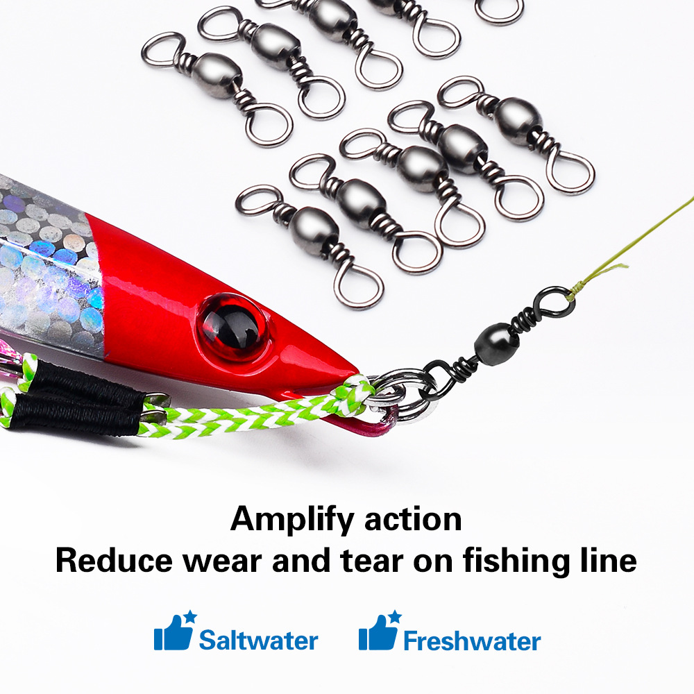 100Pcs Fishing Swivels Connect – Saltwater Line Bewertung und Preis