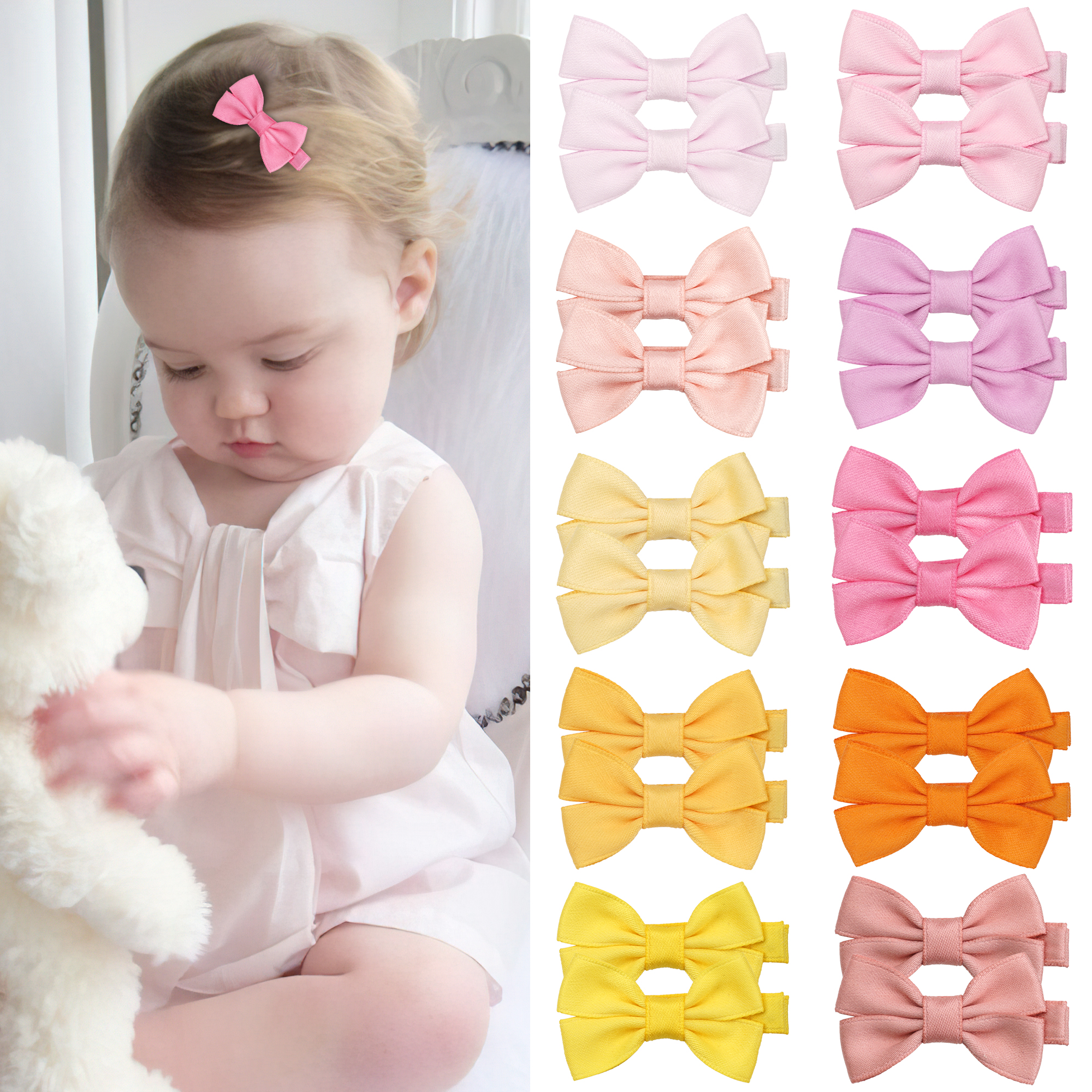 12/20 Pcs 2Inch Baby Hair Bows – Tippet Line Bewertung und Preis