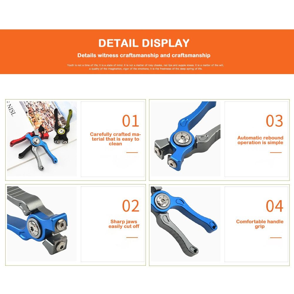 Aluminum Alloy Fishing Pliers  – Fishing Line Cutter Bewertung und Preis