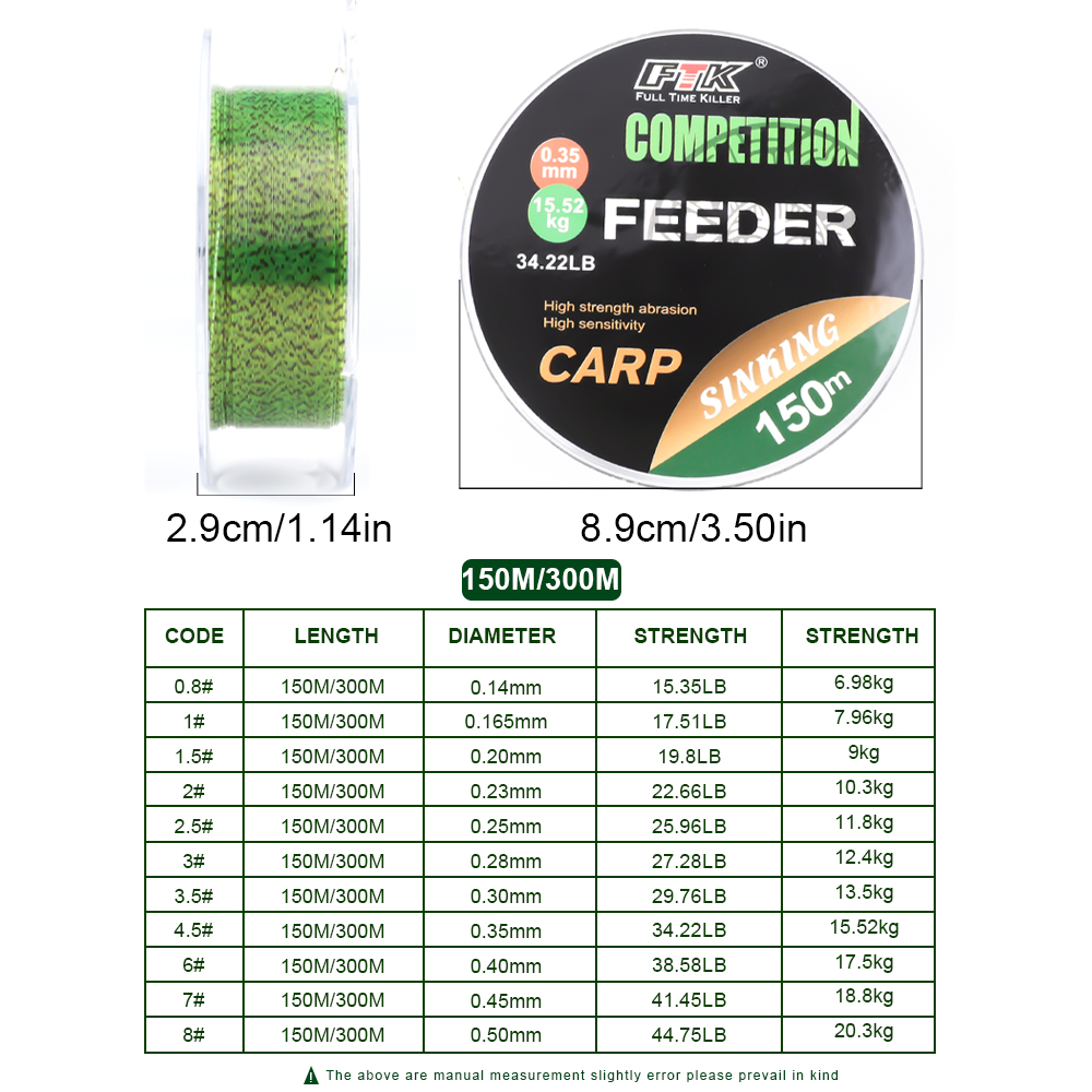 FTK  3D Invisible Carp Fishing – Fluorocarbon Line Bewertung und Preis