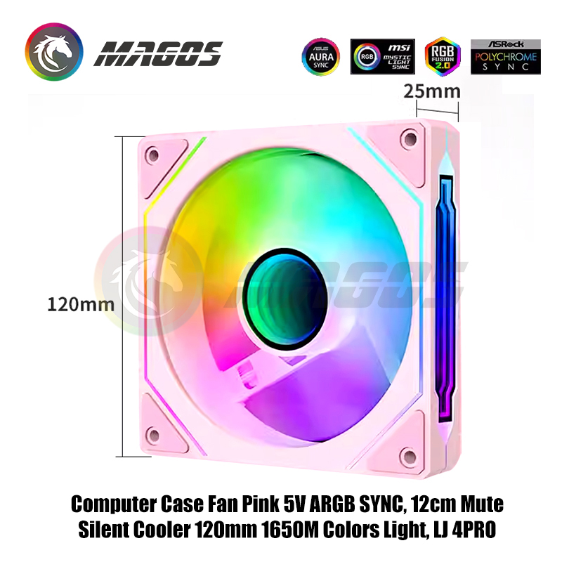 Computer Case Fan Pink 5V ARGB – Fly Line Bewertung und Preis