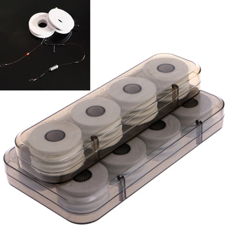 8/16Pcs Translucent Fishing Ta – Fishing Line Box Bewertung und Preis
