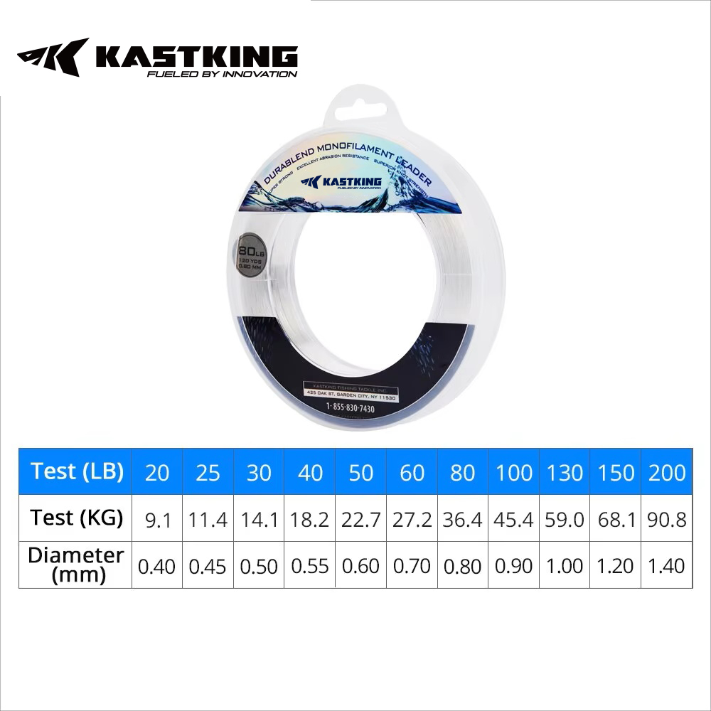 KastKing 20-200LB 110M 0.40-1. – Copolymer Line Bewertung und Preis