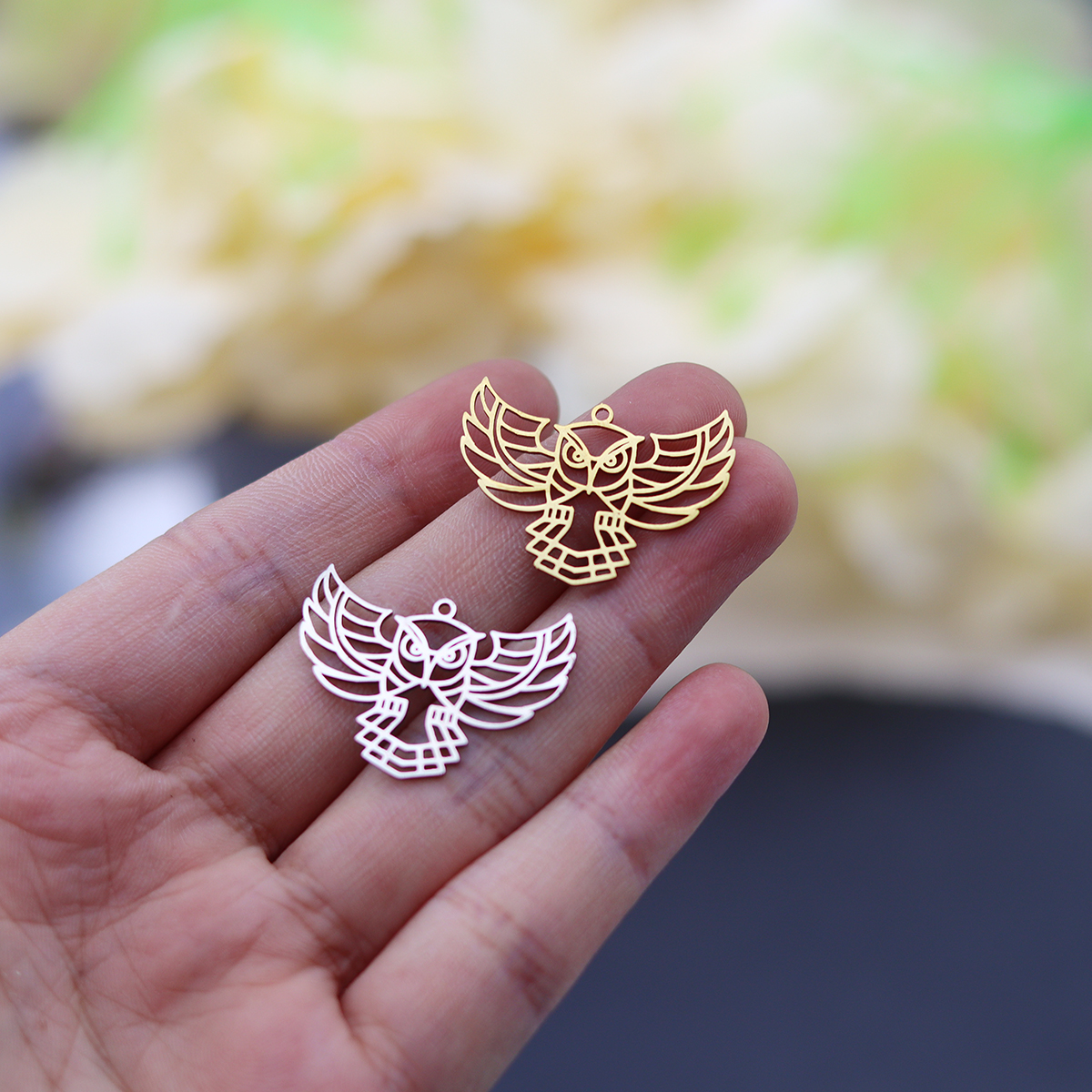 3pcs Owl Stainless Steel Charm – Fly Line Bewertung und Preis