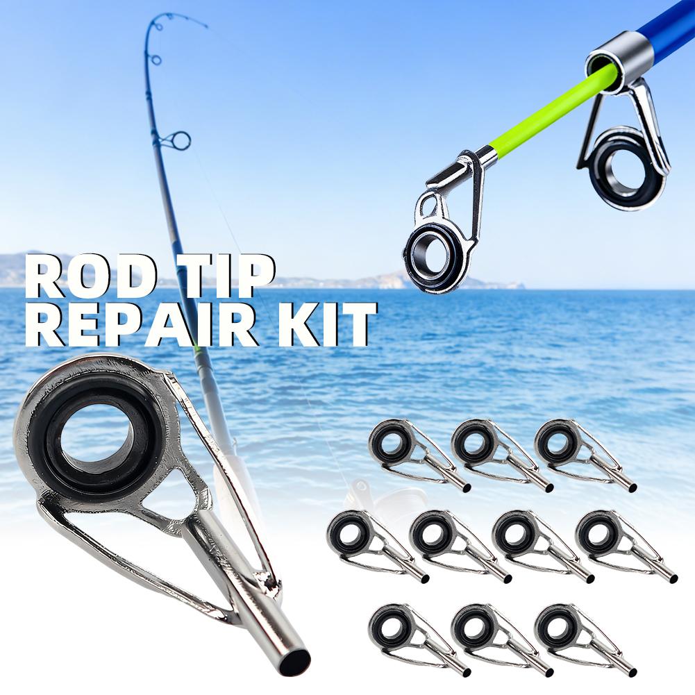 10PCS Metal Fishing Top Rod Gu – Fishing Line Winder Bewertung und Preis