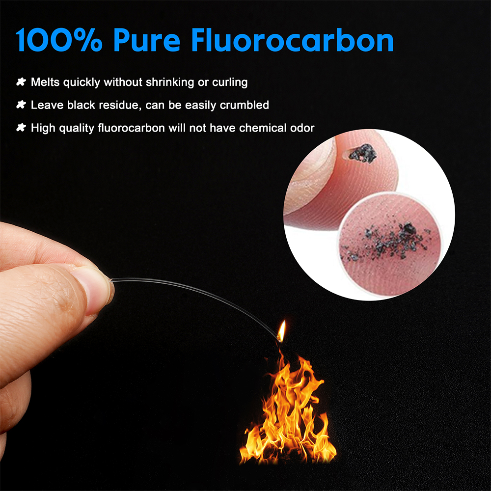 10Pcs Fluorocaron Fishing Lead – Fluorocarbon Line Bewertung und Preis