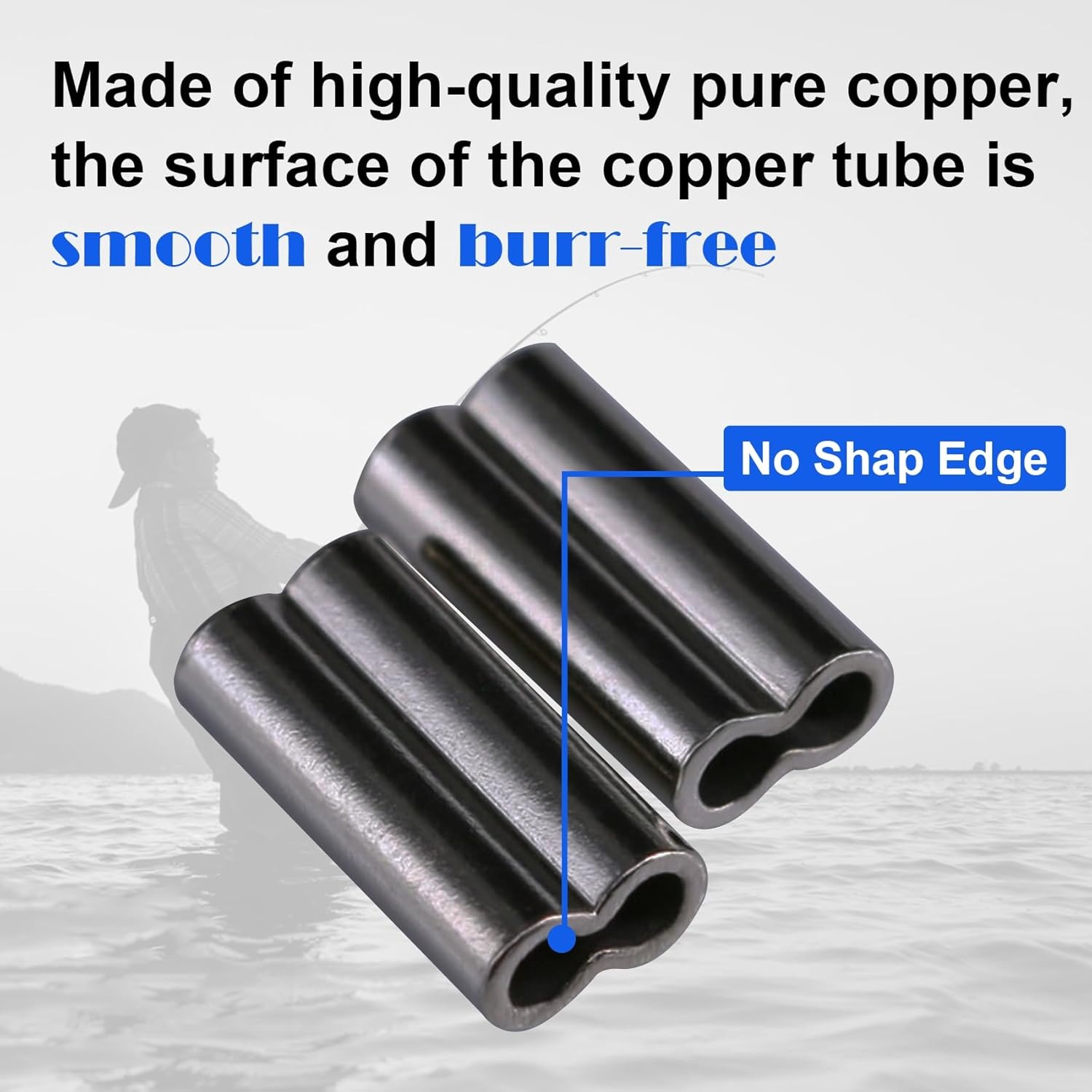 Copper Double Barrel Crimp Sle – Leader Line Bewertung und Preis