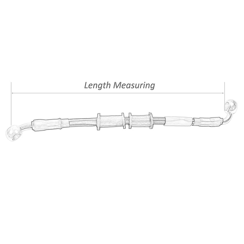 400mm-2400mm Brake Hose Hydrau – Braided Line Bewertung und Preis