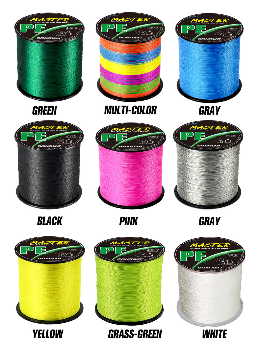 BAKAWA 4 Strands Braided PE Fi – Copolymer Line Bewertung und Preis