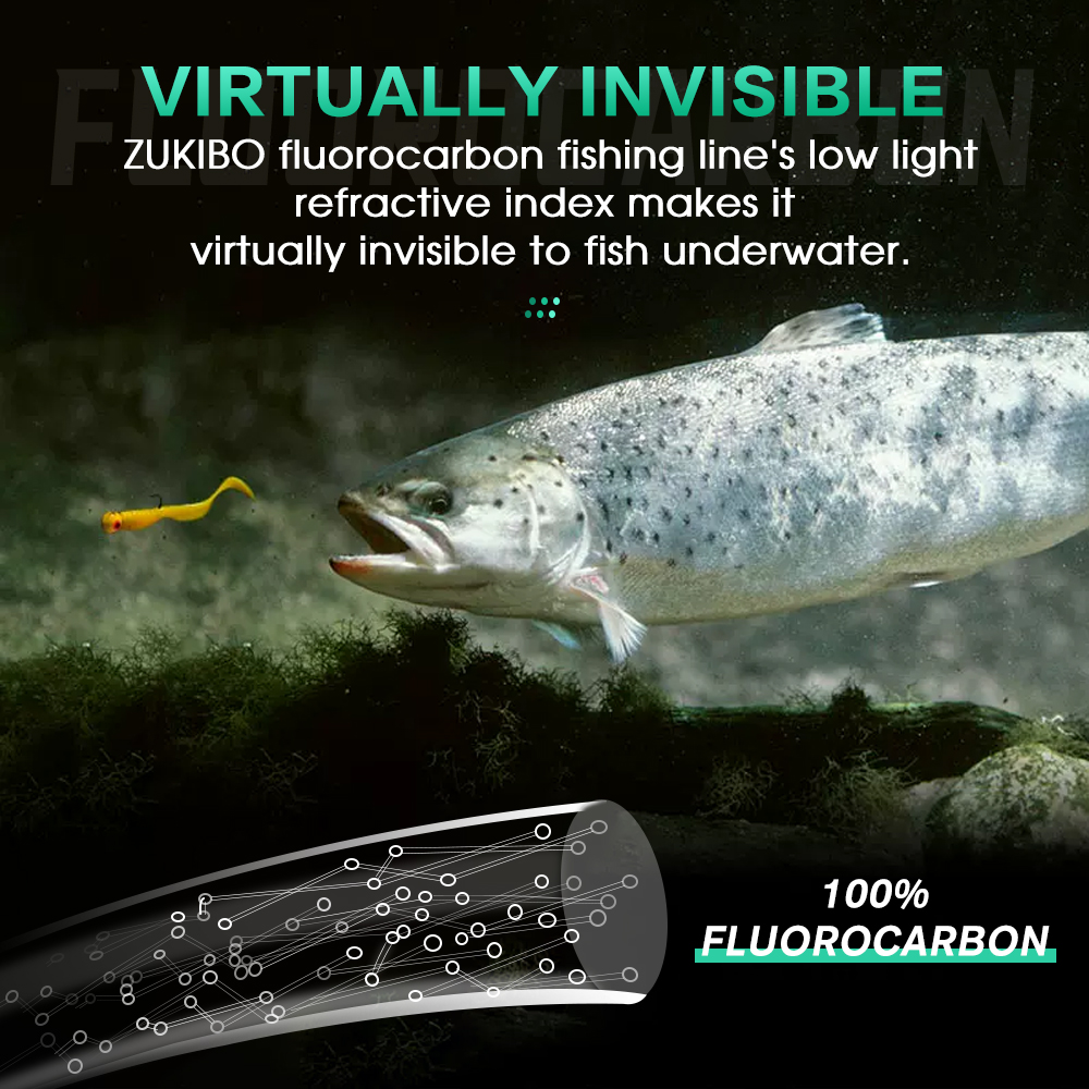 ZUKIBO 100% Fluorocarbon Fishi – Copolymer Line Bewertung und Preis